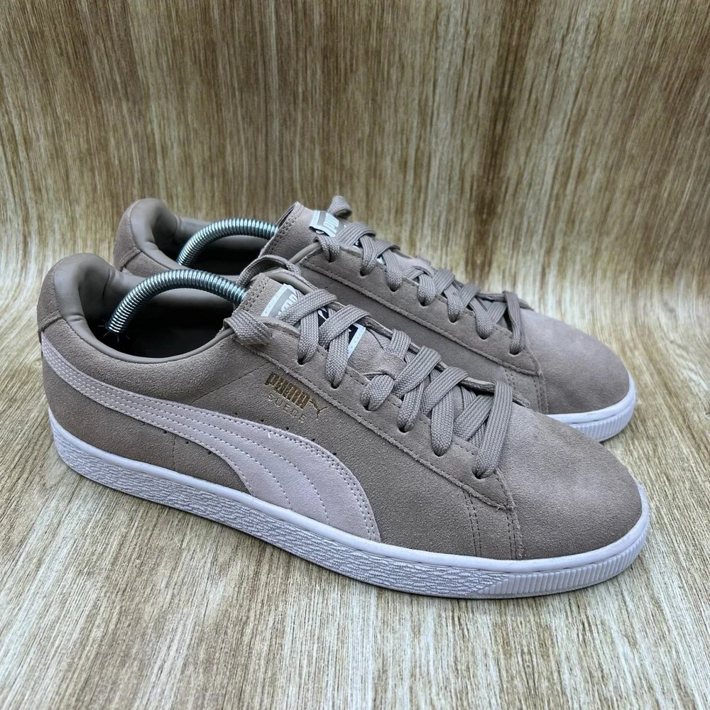 Puma Suede Classic Men's Size 11 Chinchilla White Beige Low Sneakers 356568-94